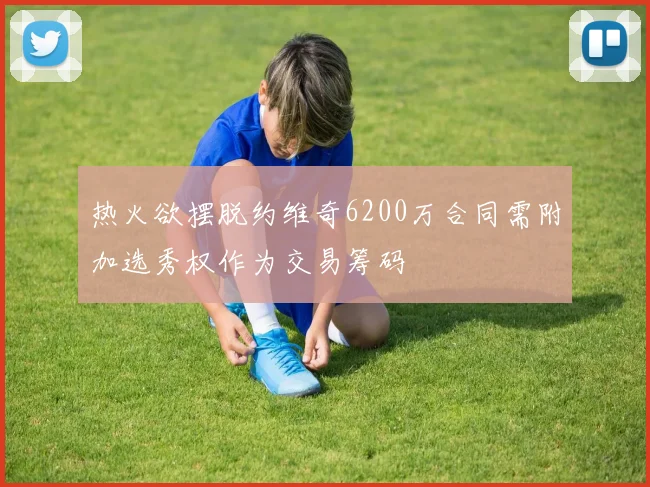 热火欲摆脱约维奇6200万合同需附加选秀权作为交易筹码